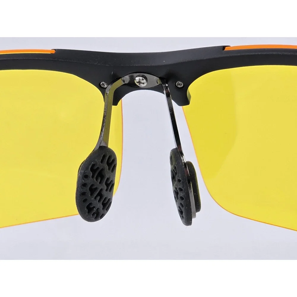 ATTCL Sports Night Vision Glasses Mens OS Black Yellow Polarized Driving - NEW